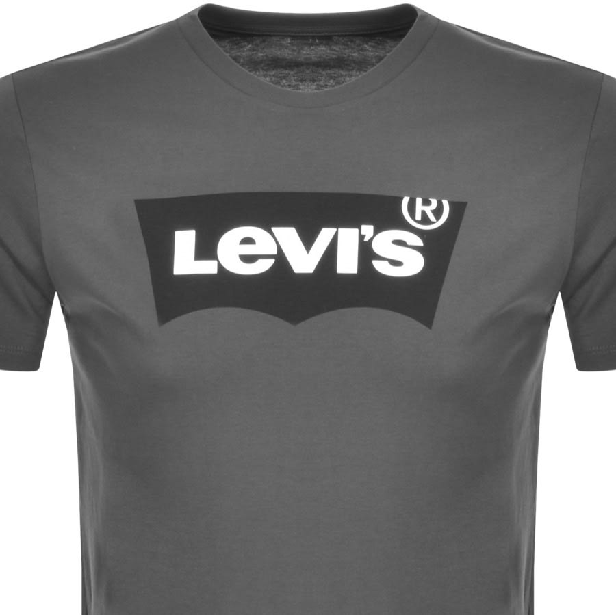 Alternative Image for ProductLevis Logo Crew Neck T Shirt Grey2